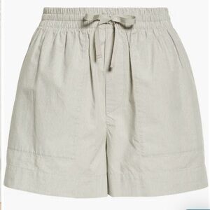 ATM Anthony Thomas Melilla Stripe Cotton Poplin Shorts (M) Surf Green